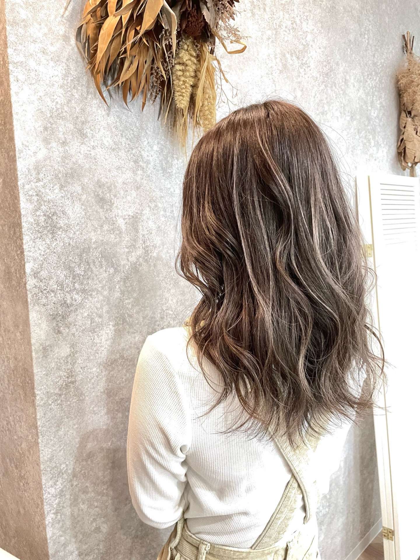 筋感の綺麗なコントラストハイライト